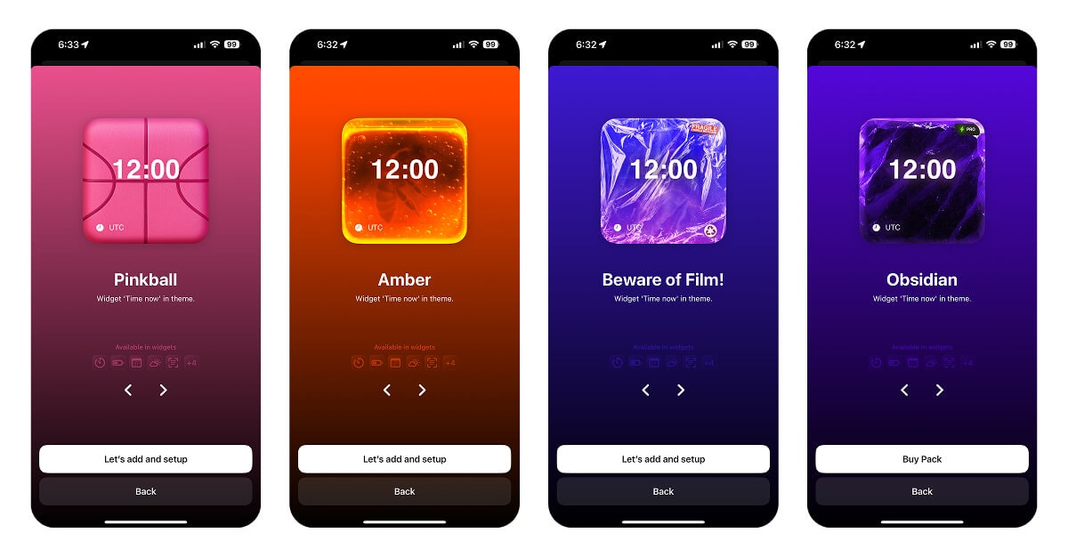 Time zone widget paired with calendar on iPhone home screen