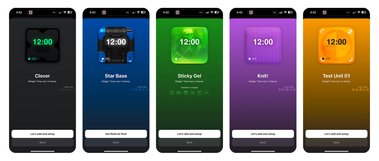 Home screen widgets iPhone with focus timer and productivity stack
