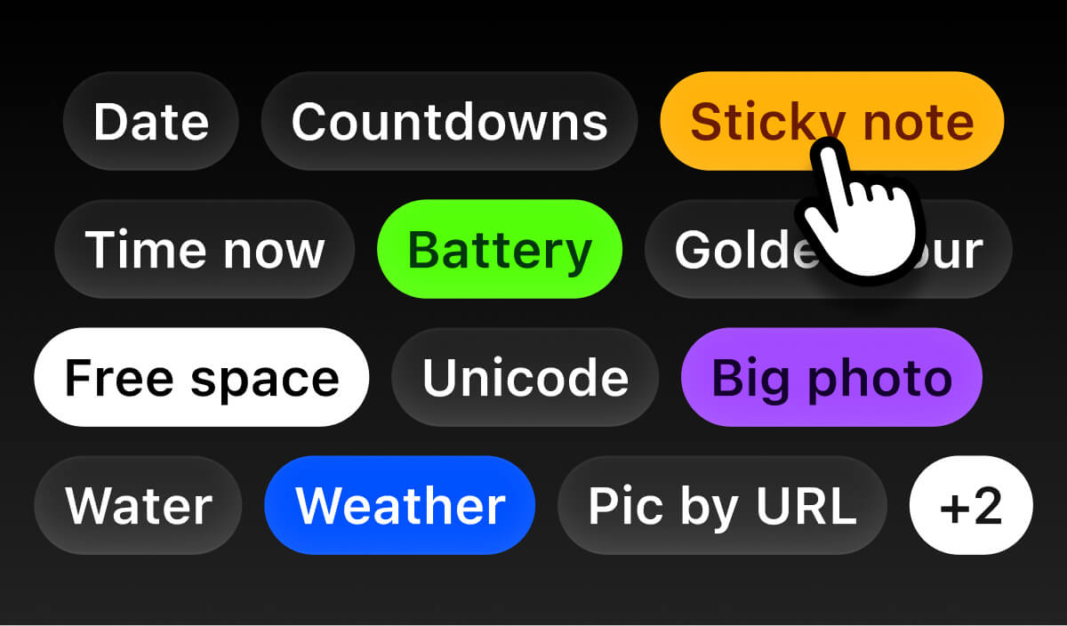 Comprehensive productivity widget setup showing various task management and work tools on iPhone