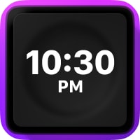 Big Clock Widget for iPhone cover