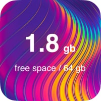 Device Storage Widget for iPhone cover