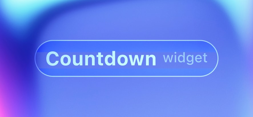 Day counter widget showing days since milestone on iPhone home screen