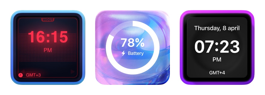 Evening reflection layout with note, mood, and gratitude tiles