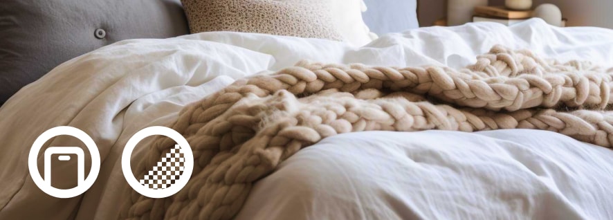 Linen and paper widget themes with subtle grain on iPhone home screen