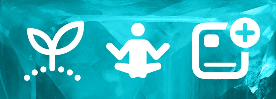 Mindfulness widgets with breath timer and intention on iPhone home screen