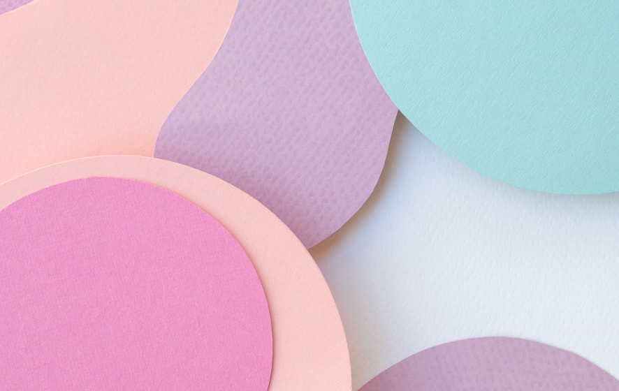 Pastel widget themes with rounded corners and soft shadows on iPhone