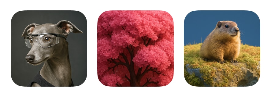 Photo journal widget with captions and mood tracking on iPhone