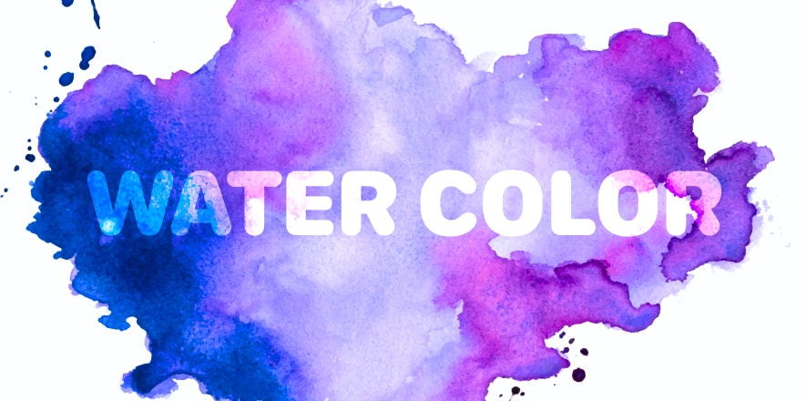 Watercolor widget themes with artistic washes on iPhone home screen