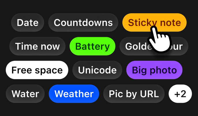 14 Widgets